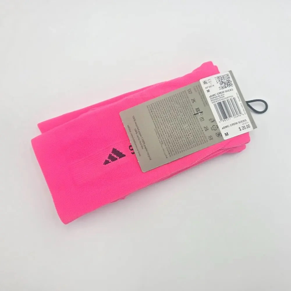 adidas By Stella Mccartney Women's Crew Socks KF3574 Pink New